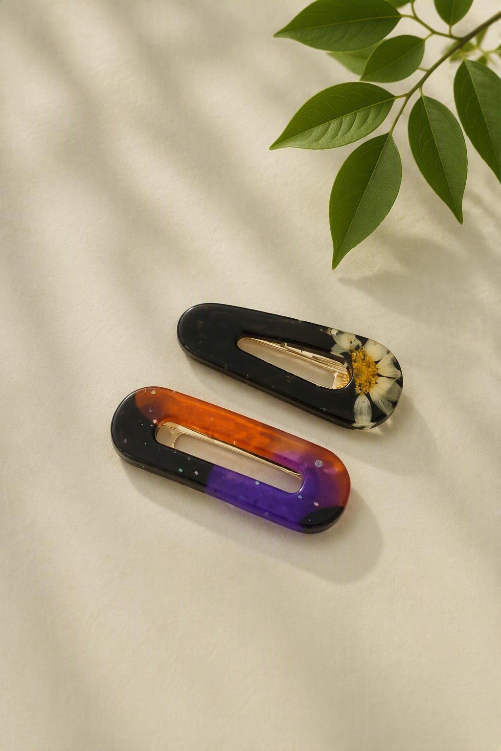 Resin Hair Clips