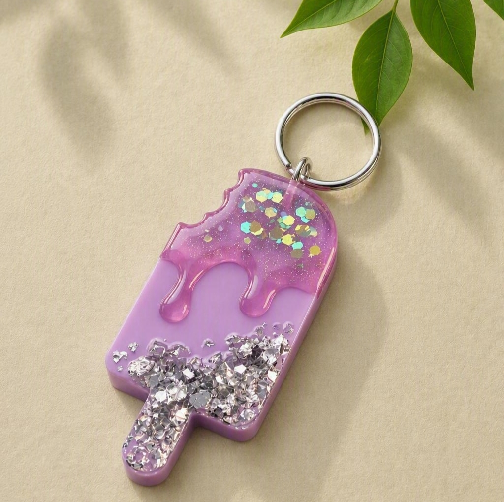 Icecream Simple Keychain