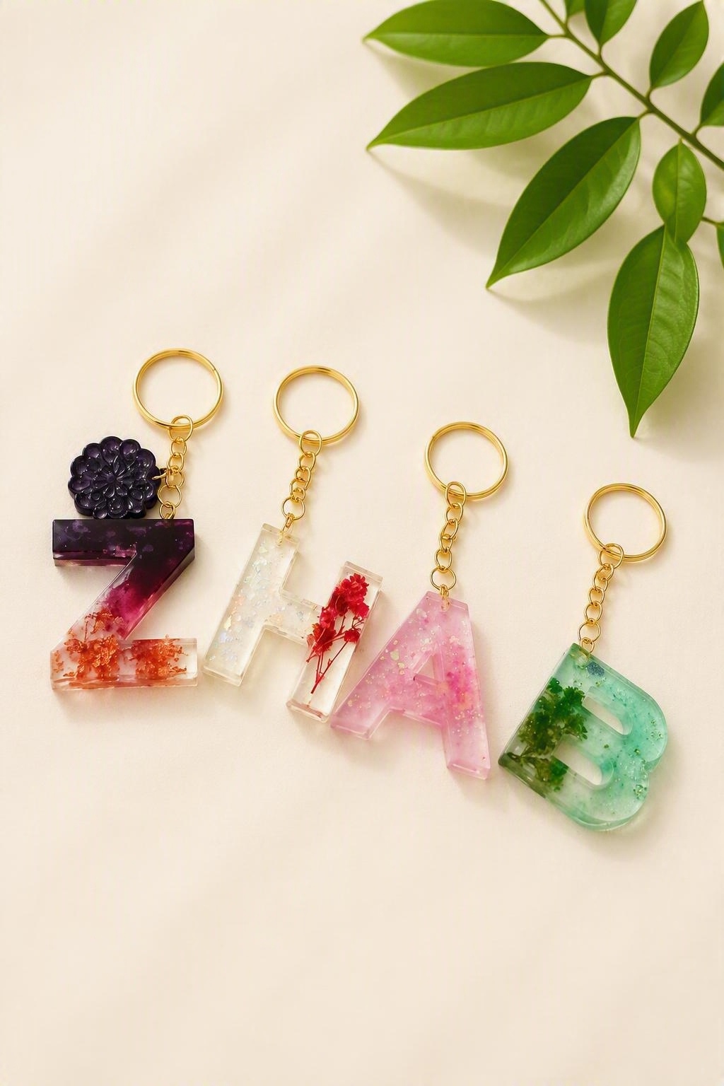 Decorative handmade keychain