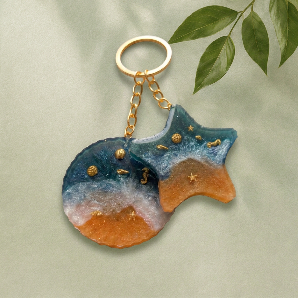 Sea Effect Keychain
